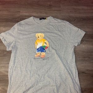 Polo by Ralph Lauren Light Gray Bear Tee